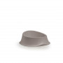 Stefanplast barošanas bļoda Chic 0.35L 18x18x7cm gaiši pelēka
