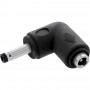InLine® DC adapteris, 4.0 x 1.7 mm, spraudnis/ligzda, leņķveida, melns