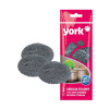 YORK tērauda sieta skrāpis, 3 gab.