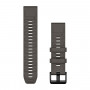 Garmin QuickFit 22 pulksteņa aproces, Pebble Grey silikons [010-14559-00]
