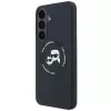 Karl Lagerfeld silikona apvalks Karl&Choupette Heads MagSafe Samsung Galaxy S26 FE melns