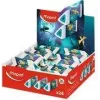 Maped Pyramide DRAGON plastmasas dzēšgumija, balta, trīsstūrveida, bez ftalātiem un PVC, 24 gabalu displejs (119527)
