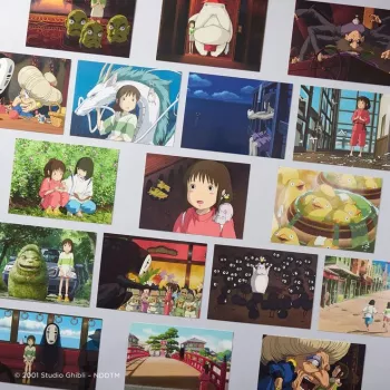Studio Ghibli atklātņu komplekts – Spirited Away (30 gab.)