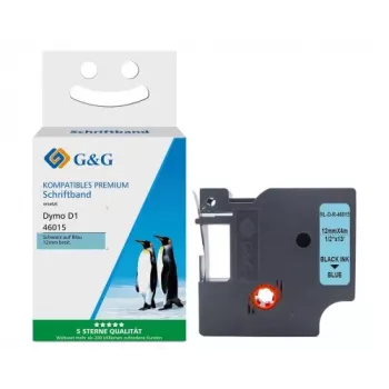 G&G Silk etiķešu lente, saderīga ar Dymo D1/46015