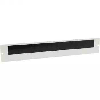 Getfort birstes kabeļu ievads sienas rack skapjiem, 340 mm, pelēks
