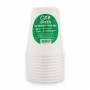 Gogreen videi draudzīgas krūzes 350 ml, 10 gab., baltas