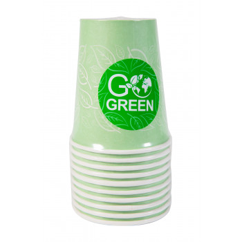 Gogreen Go Green kompostējamie kausi 250 ml, 10 gab.