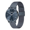 BOSS 1513827 vīriešu analogais kvarca pulkstenis, 37 mm, zils nerūsējošais tērauds
