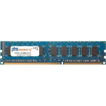 PHS-atmiņa 8GB DDR3 1600MHz ECC UDIMM atmiņa, balstīta uz Hynix HMT41GU7AFR8A-PB, PC3L-12800E, 1.35 V (SP258938)