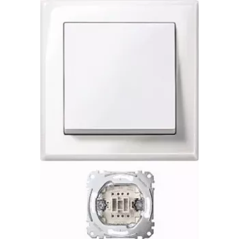 MERTEN Jumbo slēdzis MEG3341-1419, termoplasts, polārbalts, AC 250 V