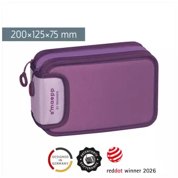 BRUNNEN penālis komplektā s'maepp Sweet Colour Code purpura, 34 daļas, 20.0 x 7.5 cm