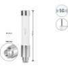 Delock 5G 3700 - 4200 MHz antena, SMA spraudnis, 3 dBi, visvirzienu, stingra, āra, balta, 10 cm