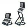 Leitz Ergo 2-in-1 sēdus-stāvus portatīvā datora statīvs, melns (65890089)