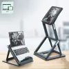 Leitz Ergo 2-in-1 sēdus-stāvus portatīvā datora statīvs, melns (65890089)