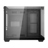 Darkflash TH285M Micro-ATX datora korpuss ar rūdītu stiklu, melns