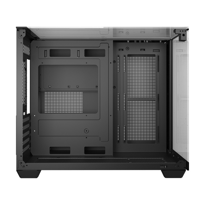 Darkflash TH285M Micro-ATX datora korpuss ar rūdītu stiklu, melns