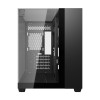 Darkflash TH285M Micro-ATX datora korpuss ar rūdītu stiklu, melns
