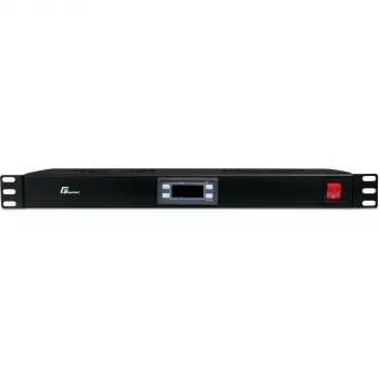 Getfort 1U statīva ventilatora panelis ar 2 ventilatoriem un termostatu (GF-FAN2TR)