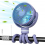 Momcozy pārnēsājamais ratiņu ventilators violets