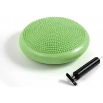 Schildkröt piepūšams balansa spilvens, 330 mm, zaļš, PVC