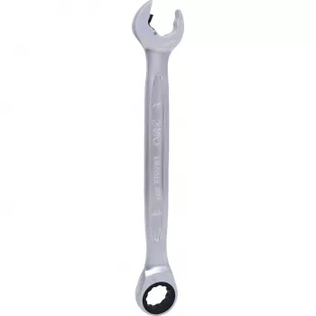 KS TOOLS DUO GEARplus kombinētā uzgriežņu atslēga ar vaļējo sprūdratu, 17 mm