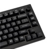 Keychron Double Shot KSA PBT pilna taustiņu vāciņu komplekts - White on Black (PBT-03)