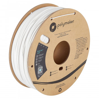 Polmask ASA 3D printera kvēldiegs, 1,75 mm, 1 kg - balts (PF01002)