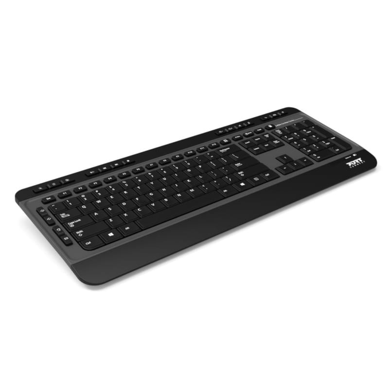 Port Silent bezvadu tastatūras un peles komplekts, ASV izkārtojums (900901-US)