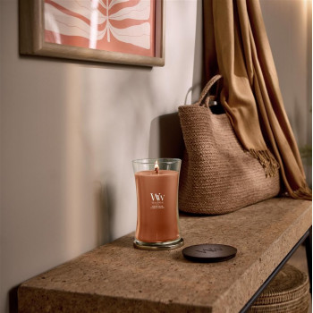 WoodWick Pumpkin Praline smaržīga svece 610g