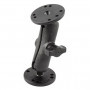 RAM Mounts RAM-B-101U-CIP1 stiprinājums ar 2x RAM-B-202, neiepakots