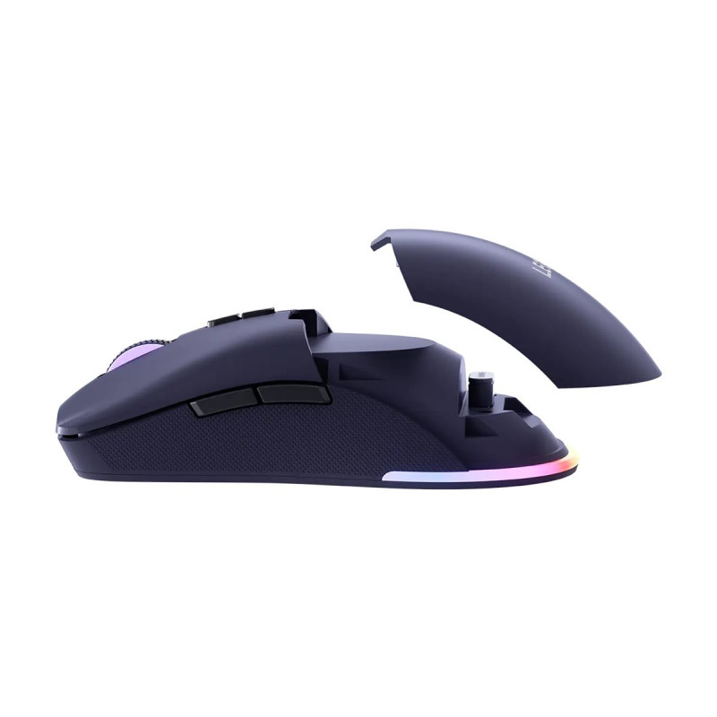 Lenovo Legion M220 RGB bezvadu spēļu pele, 2.4 GHz / Bluetooth / vadu, Nebula purpura (GY51V60439)