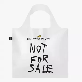 LOQI Basquiat soma – Not for Sale (puscaurspīdīga)