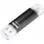 Hama Laeta Twin USB zibatmiņa 32 GB USB Type-A / Micro-USB 3.2 Gen 1 (3.1 Gen 1) melna