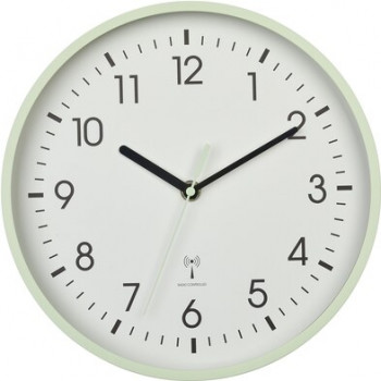TFA Dostmann 60.3550.04 radio vadības sienas pulkstenis 24.5 cm x 4.2 cm piparmētru krāsā