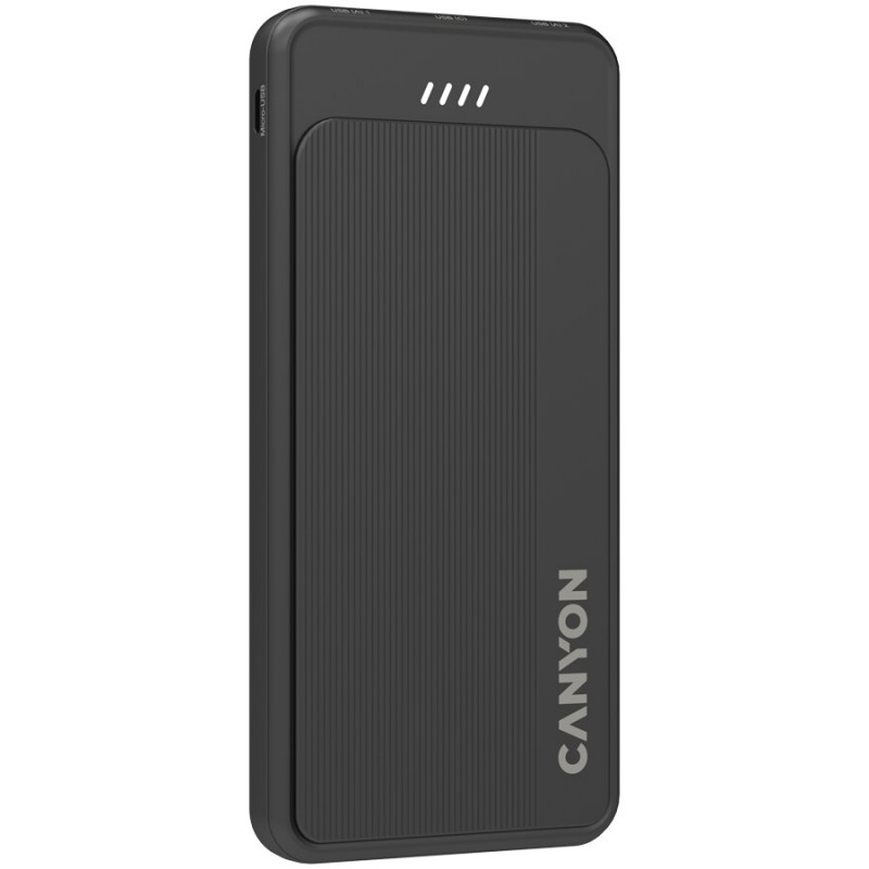 CANYON pārnēsājamais akumulators OnPower 100 10000mAh melns