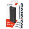 CANYON pārnēsājamais akumulators OnPower 100 10000mAh melns