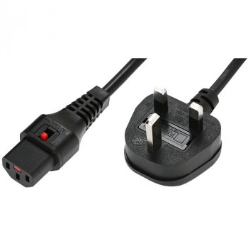 Microconnect barošanas kabelis, UK Type G uz IEC C13 (MC-UKC135B)