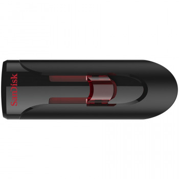 SanDisk Cruzer Glide 3.0 64GB USB 3.2 Gen 1 zibatmiņas disks, melns