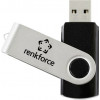 Renkforce RF-USBS-180 1GB USB 2.0 zibatmiņas disks, melns/sudraba (RF-7557590)