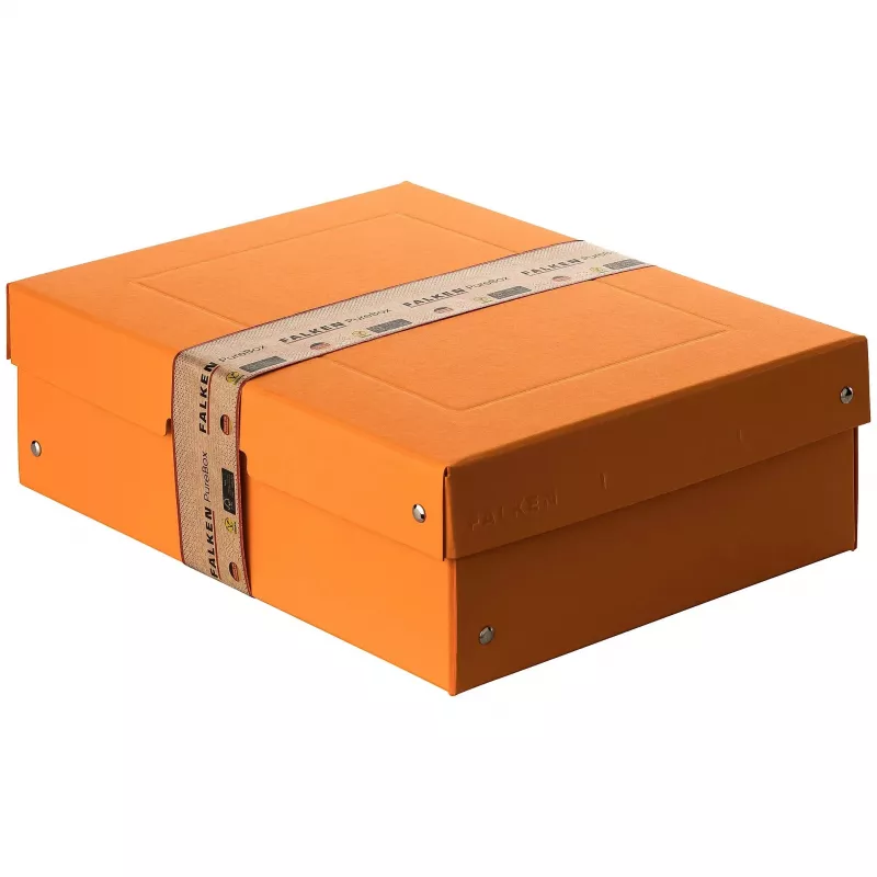FALKEN PURE glabāšanas kaste 1250 loksnes pasteļoranža 24.0 x 32.0 x 10.0 cm