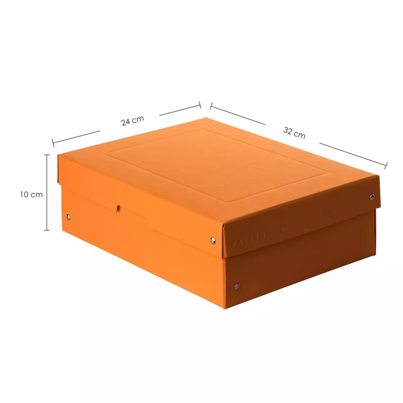 FALKEN PURE glabāšanas kaste 1250 loksnes pasteļoranža 24.0 x 32.0 x 10.0 cm