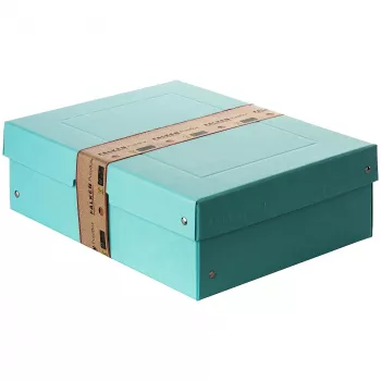 FALKEN PURE glabāšanas kaste 1250 loksnēm pasteļzilā 24.0 x 32.0 x 10.0 cm