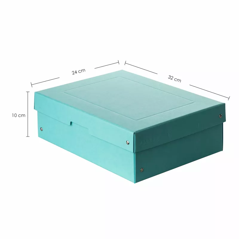 FALKEN PURE glabāšanas kaste 1250 loksnēm pasteļzilā 24.0 x 32.0 x 10.0 cm