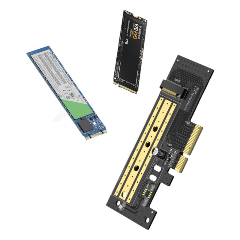 UGREEN CM302 M.2 NVMe SSD uz PCIe 3.0 x4 adaptera karte (CM302-70503)