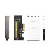 UGREEN CM302 M.2 NVMe SSD uz PCIe 3.0 x4 adaptera karte (CM302-70503)