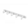 Lanberg 19 inch 1U kabeļu pārvaldības panelis, B tips - pelēks (AK-1202-S)