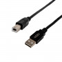 Gizzu USB 2.0 printera kabelis USB-A uz USB-B, 1,5 m, melns (GCPU2AB15)