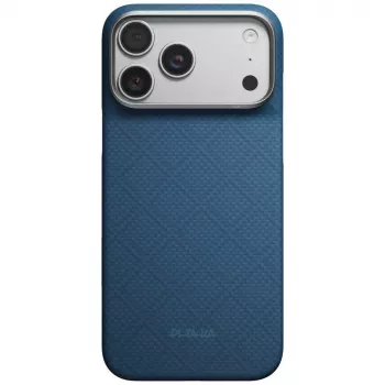 PITAKA Edge Case Argyle MagSafe vāciņš iPhone 18 Pro Max / 17 Pro Max, pusnakts zils