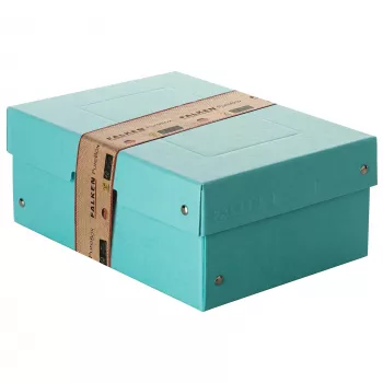 FALKEN PURE uzglabāšanas kārba 1250 loksnēm pasteļzilā 18.0 x 25.0 x 10.0 cm