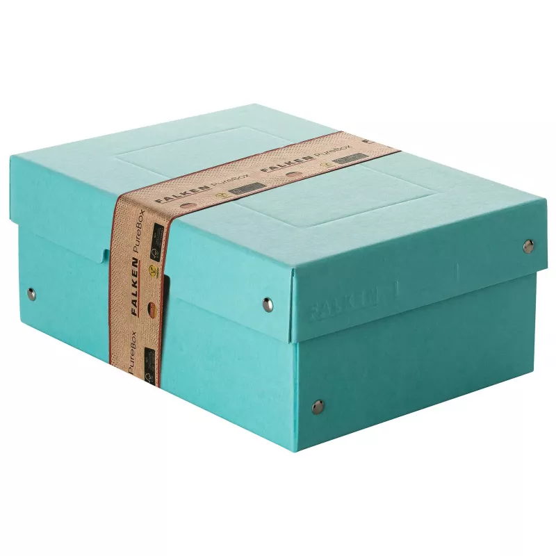 FALKEN PURE uzglabāšanas kārba 1250 loksnēm pasteļzilā 18.0 x 25.0 x 10.0 cm
